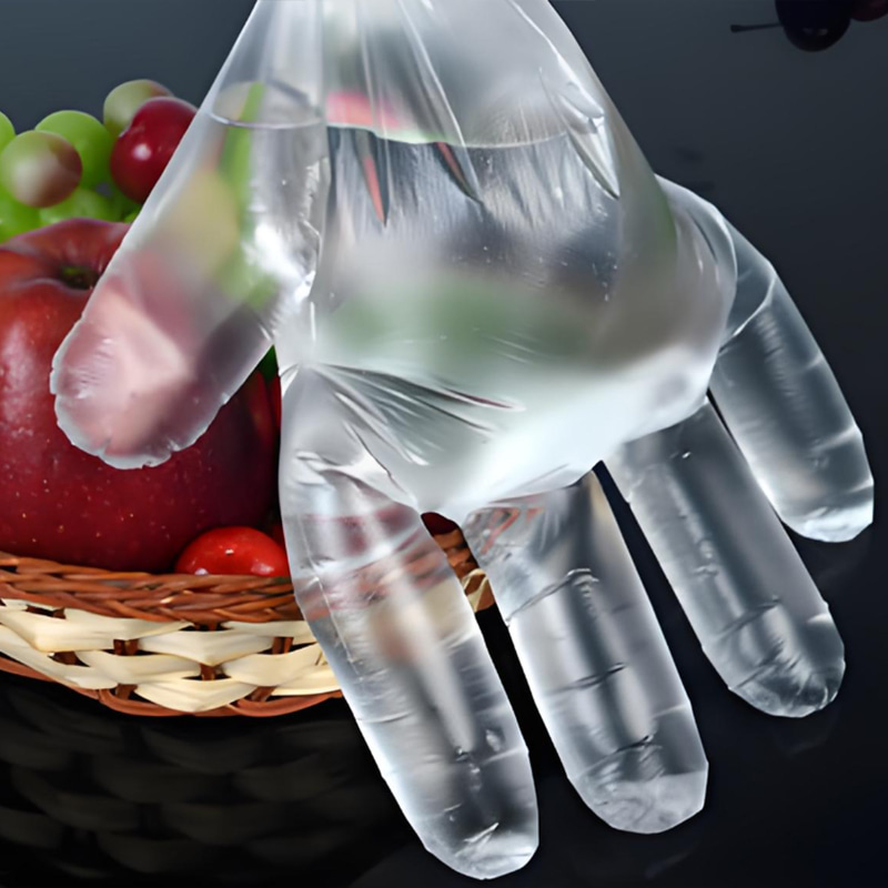Vodotesné a olejovzdorné Biele HDPE rukavice Vodotesné a olejovzdorné Biele HDPE rukavice